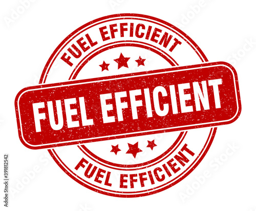 fuel efficient stamp. fuel efficient label. round grunge sign