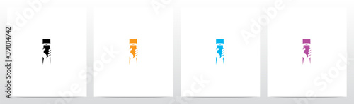 Smartphone On Letter Logo Design I
