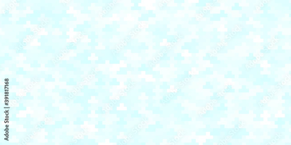 Light BLUE vector pattern in square style. Light BLUE vector pattern in square style.