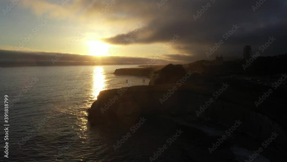 Rugged Pacific Coast Davenport California Scenic Drone Video Rugged Pacific Coast Davenport California Scenic Drone Video