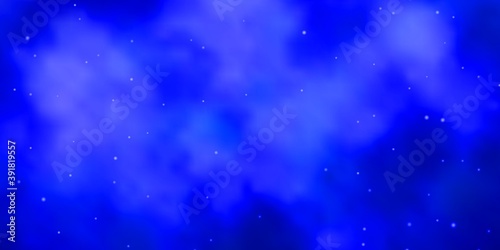 Dark BLUE vector layout with bright stars.