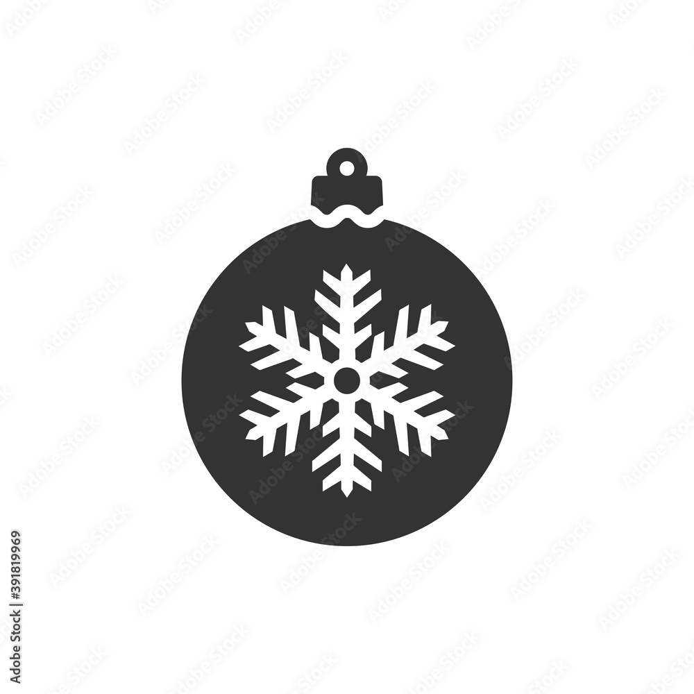 Christmas ball icon isolated on white background. Christmas bauble symbol modern, simple, vector, icon for website design, mobile app, ui. Vector Illustration Christmas ball icon isolated on white background. Christmas bauble symbol modern, simple, vector, icon for website design, mobile app, ui. Vector Illustration
