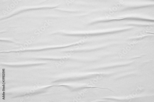 Wallpaper Mural Blank white crumpled and creased paper poster texture background Torontodigital.ca