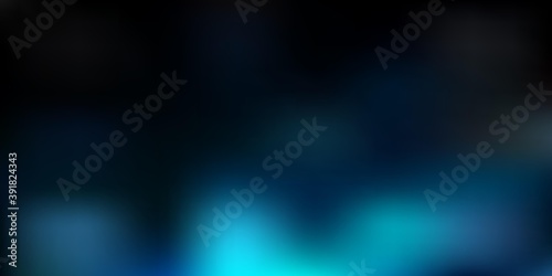 Dark blue vector gradient blur template.