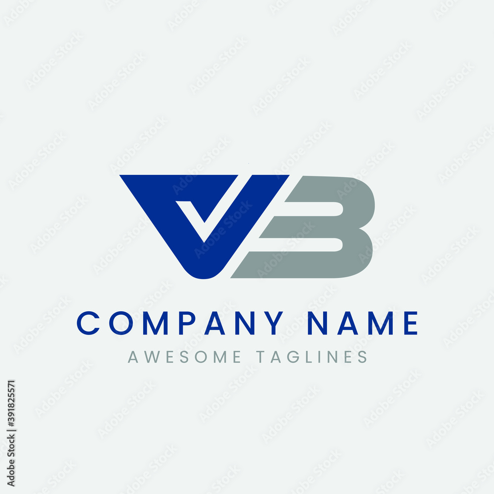 initial VB BV Logo Design. initial VB BV Logo Design.