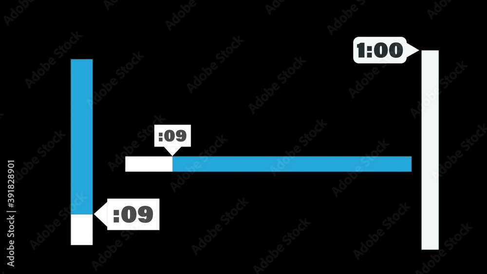 Timer Progress Bar Title Overlay Stock Template | Adobe Stock