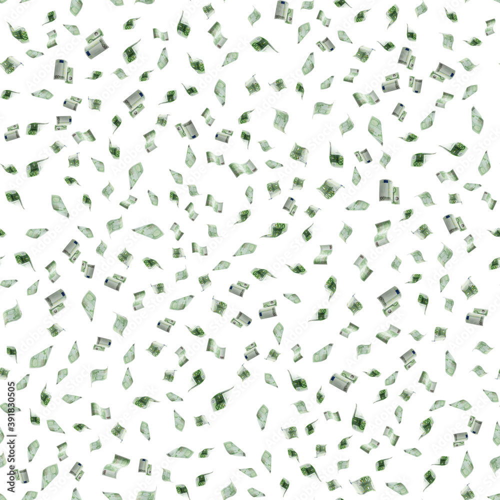 Money falling seamless pattern. Banknote falling isolated textures on white background. Money falling seamless pattern. Banknote falling isolated textures on white background.