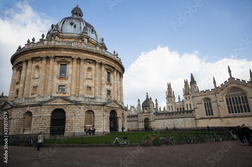 The Radcliffe Camera and All Souls College in Oxford, UK