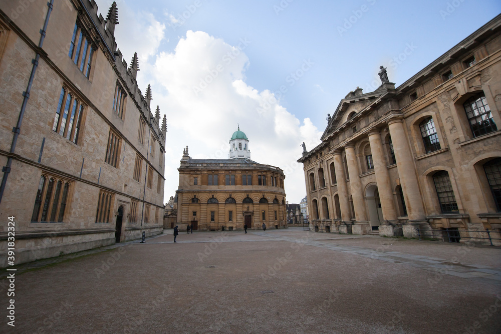 The Bodleian Library in Oxford, UK