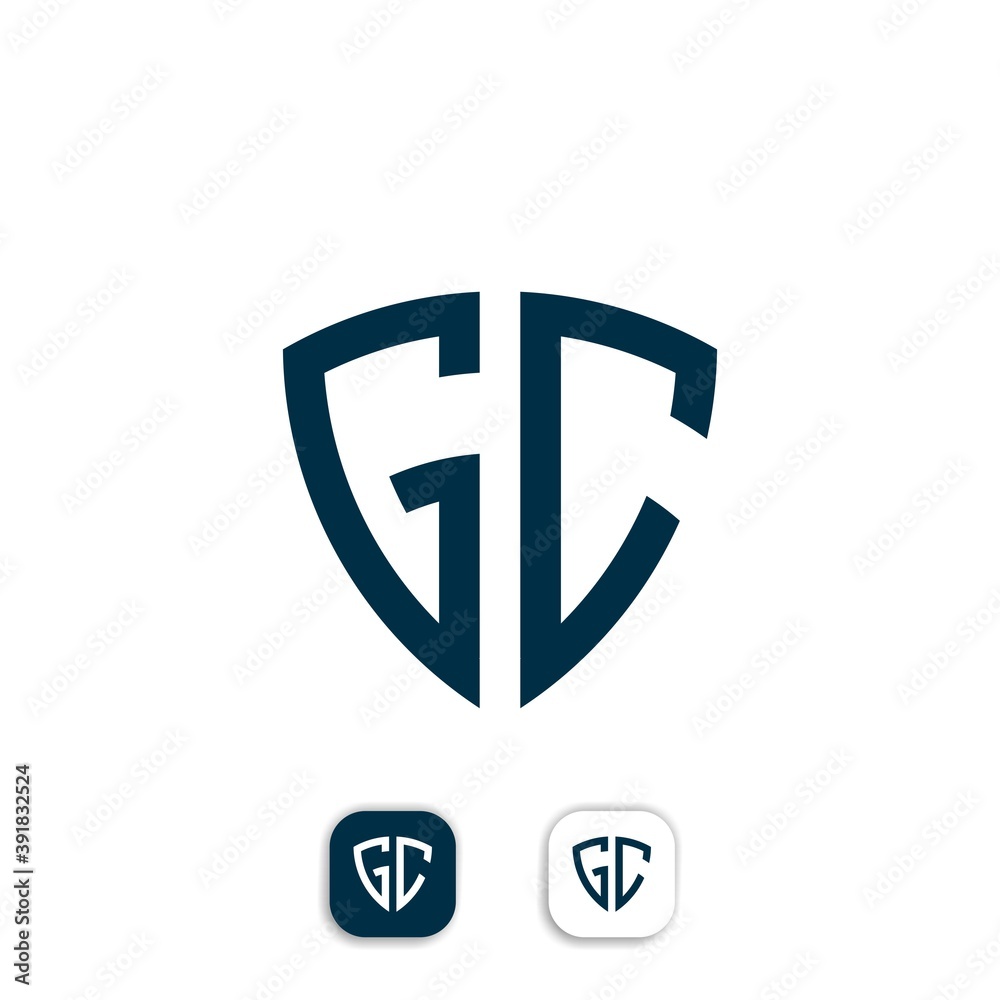 logo gc monogram icon