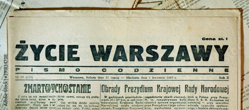 "Życie Warszawy" - 1945 - dziennik 