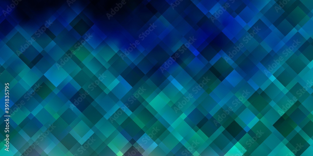 Light BLUE vector background with rectangles.