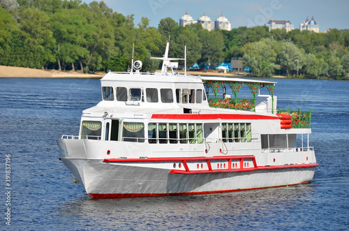Motor travel river ship