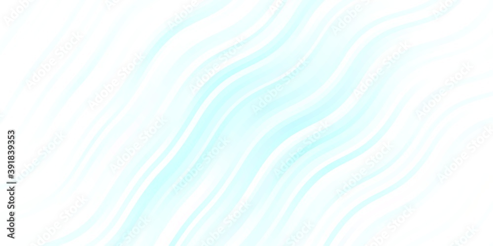 Light BLUE vector pattern with wry lines.