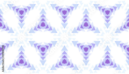 Abstract seamless pattern of simple geometric shapes. Bright shades of colors.