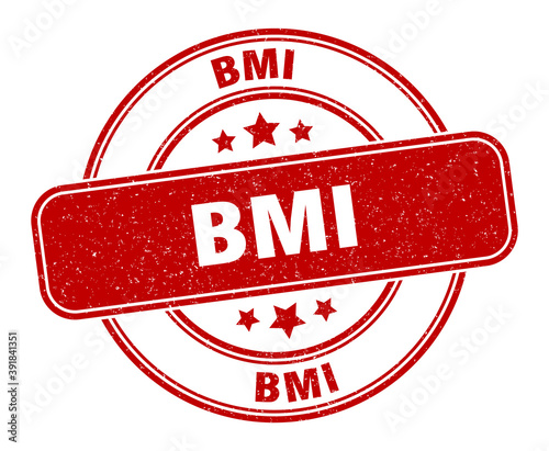 bmi stamp. bmi label. round grunge sign