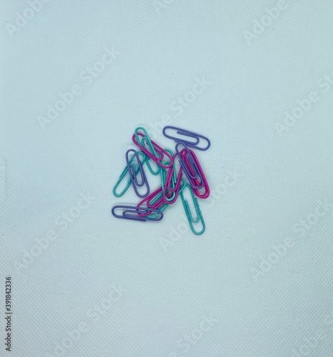 clips on a white background