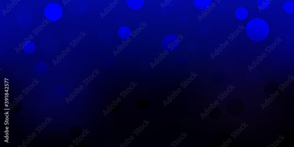 Dark gray vector texture with disks. Dark gray vector texture with disks.