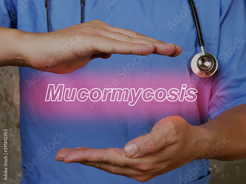 Conceptual photo about Mucormycosis  with written phrase. photo