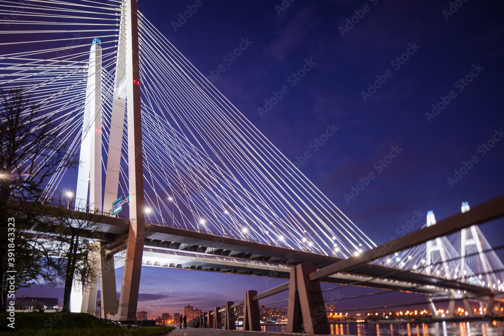 cable-stayed bridge Saint Petersburg