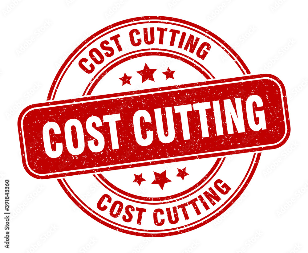 cost cutting stamp. cost cutting label. round grunge sign cost cutting stamp. cost cutting label. round grunge sign