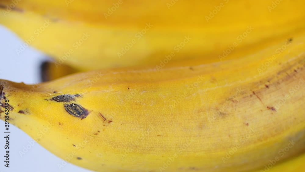 Close up de banana madura