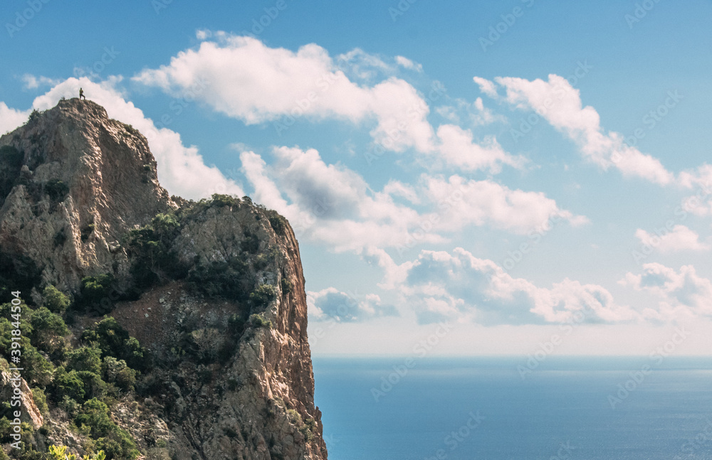 massif de l'Esterel près de Saint-Raphaël sur la Côte d'Azur dans le sud de la France