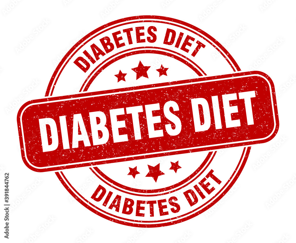 diabetes diet stamp. diabetes diet label. round grunge sign diabetes diet stamp. diabetes diet label. round grunge sign
