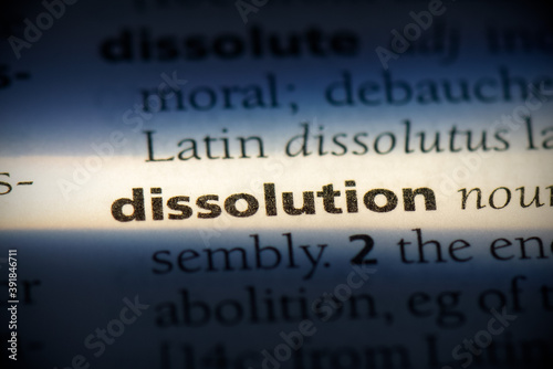 dissolution