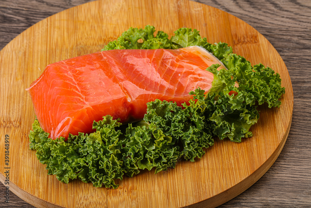 Salmon fillet slice for cooking Salmon fillet slice for cooking