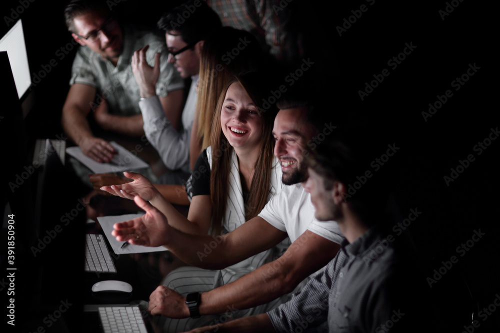 creative business team works overtime creative business team works overtime
