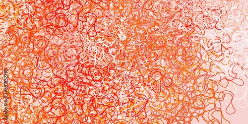 Light orange vector backdrop with circular arc.