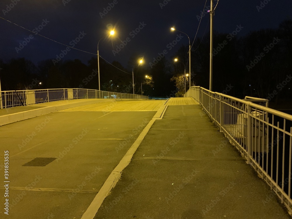 bridge in the night