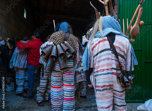 Carnival "Los Cucurrumachos", Navalosa, Avila, Castilla y León, Spain, Europe