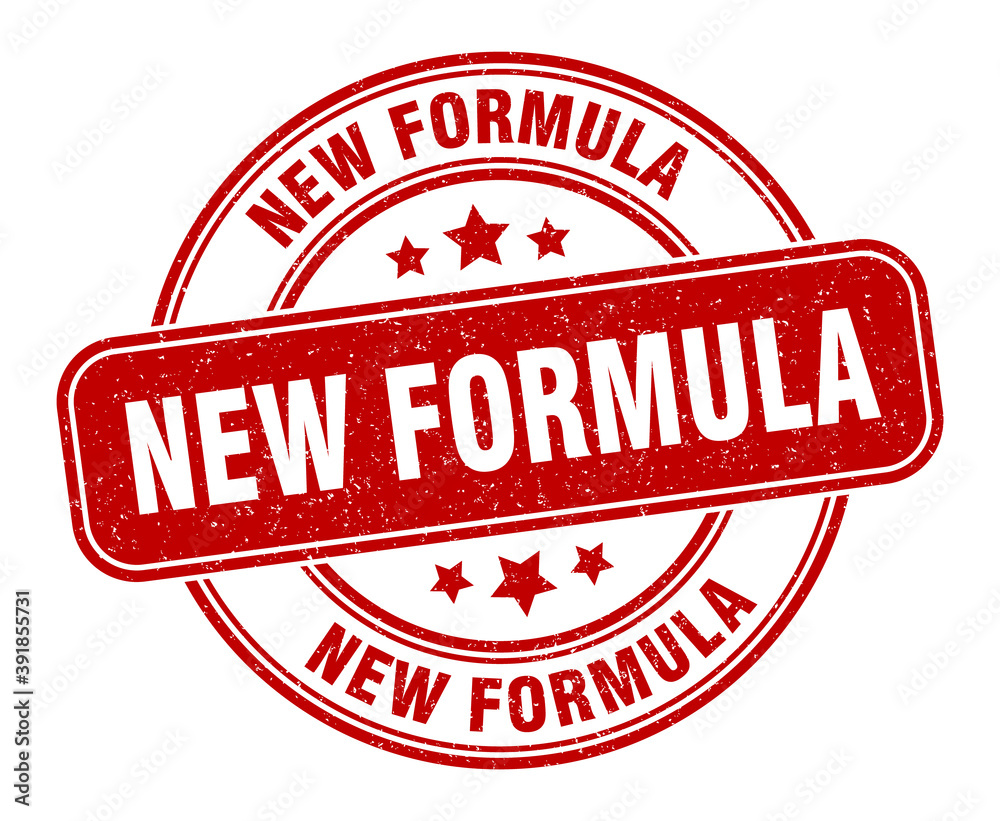 new formula stamp. new formula label. round grunge sign new formula stamp. new formula label. round grunge sign