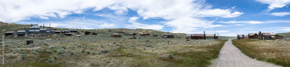 Bodie panorama - western town