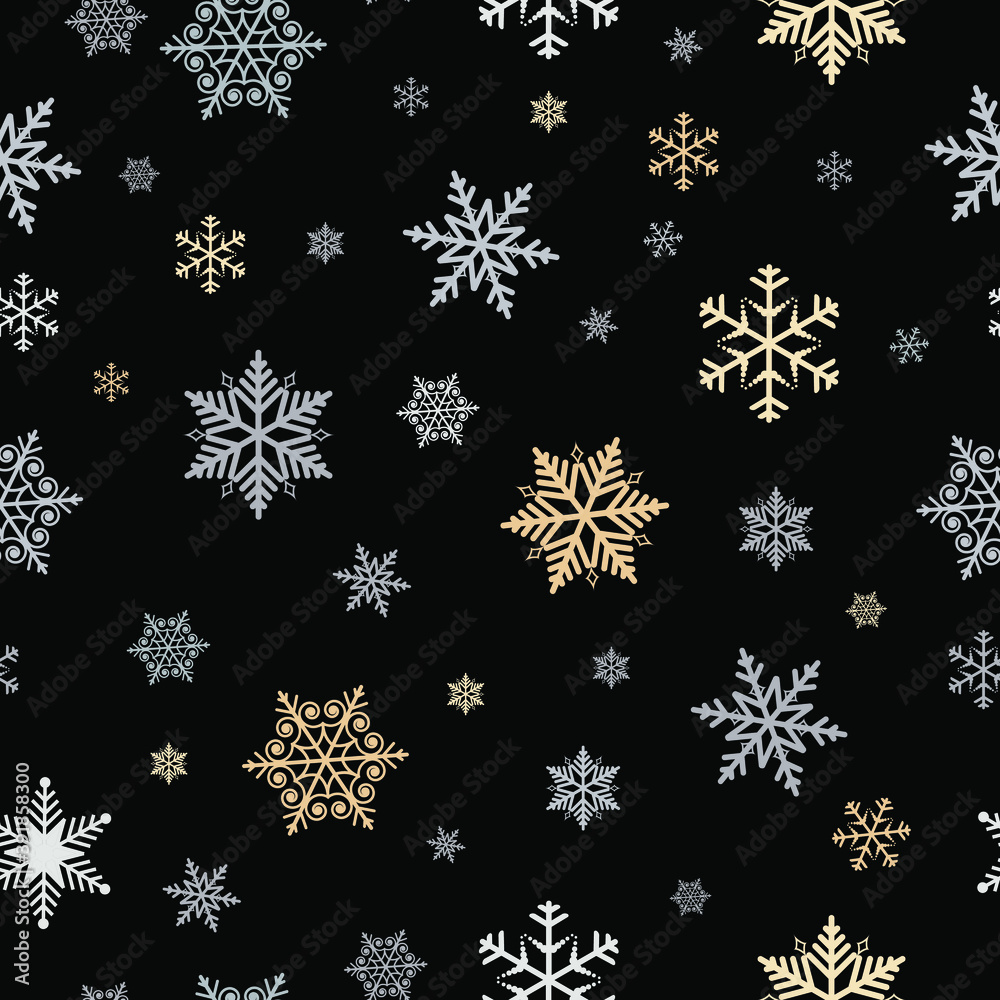 Seamless pattern with snowflakes Seamless pattern with snowflakes