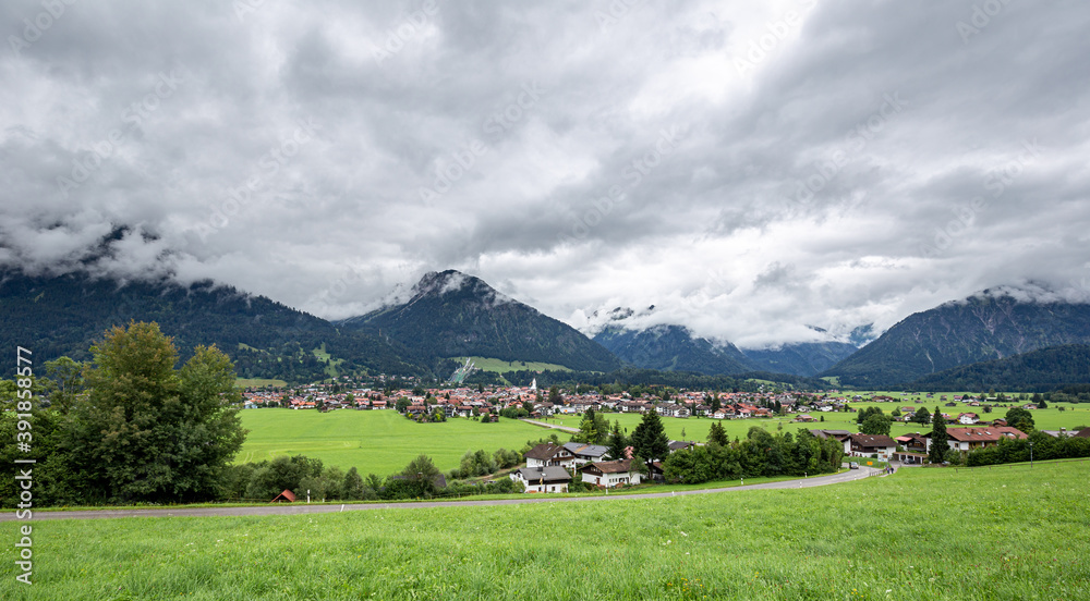 Blick auf Oberstdorf
