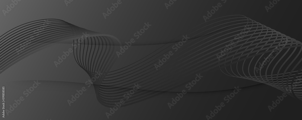 Black Digital Background. Fluid Abstract Motion. Black Digital Background. Fluid Abstract Motion.