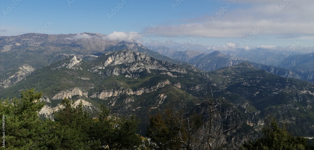 Beautiful mountain panorama at Bouyon  5