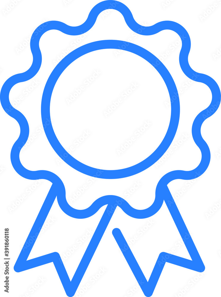 award icon. Medal vector linear icon. Symbol on a white background. Modern simple flat icon for website design, logo, application, user interface. Vector EPS10 award icon. Medal vector linear icon. Symbol on a white background. Modern simple flat icon for website design, logo, application, user interface. Vector EPS10