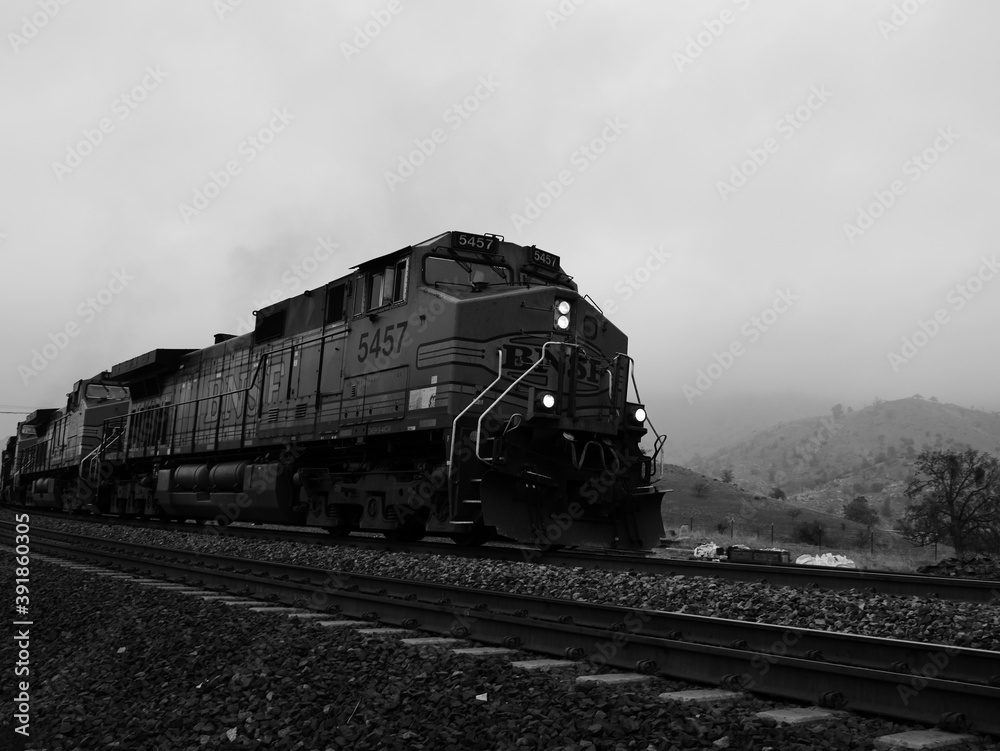 Obraz premium Train On Railway