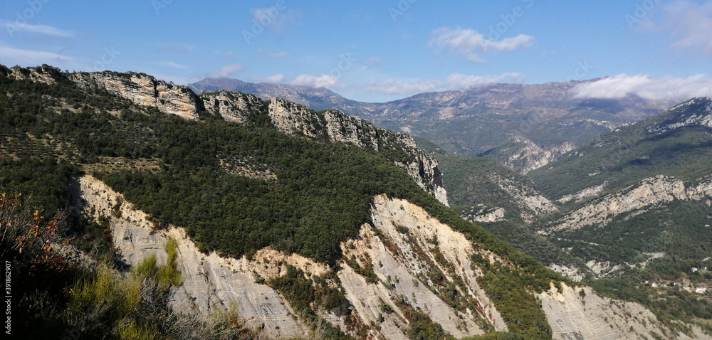 Beautiful mountain panorama at l'Estéron 9