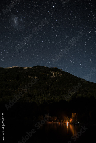 night of stars in patagonia photo