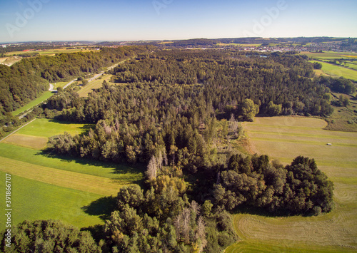 Luftaufnahme Ummendorfer Ried in Oberschwaben photo