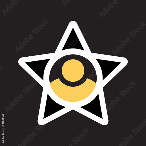best employee of the day - star user icon