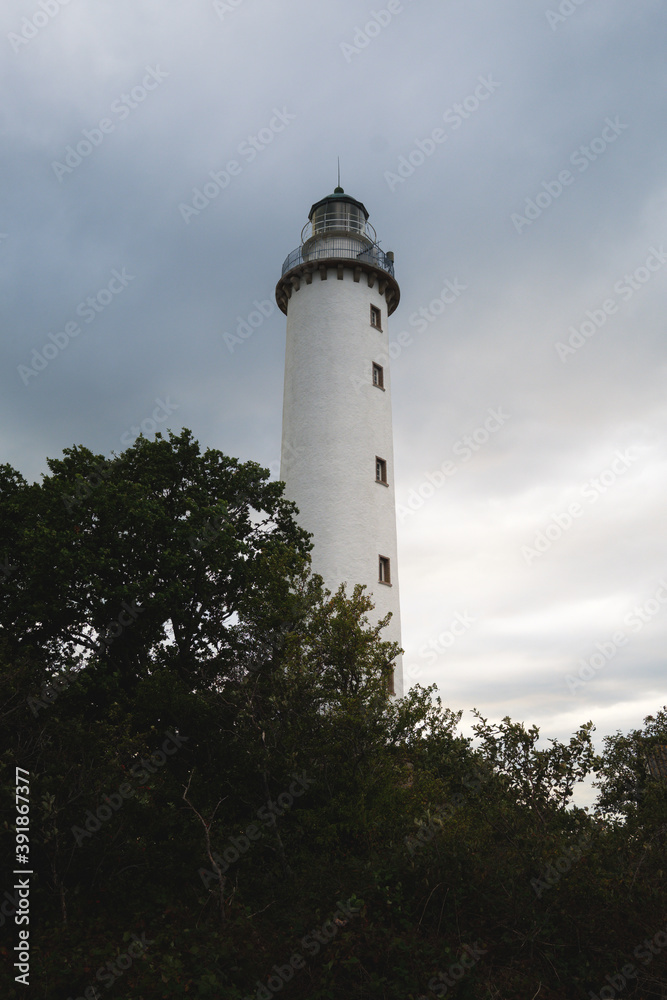 Lighthouse Långe Erik in north of island Öland, Sweden