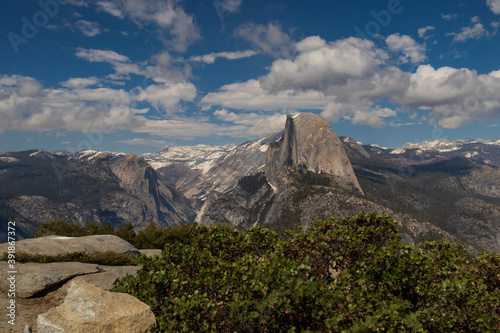 View from Glacier Point at Half Dome, Yosemite National Park, California, USA
