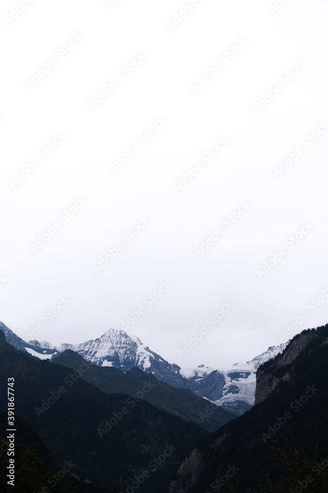 Jungfrau and the sky
