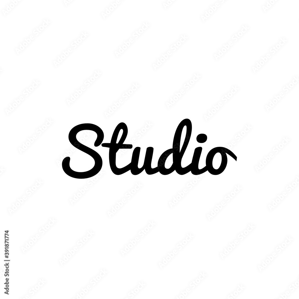 ''Studio'' Word Illustration ''Studio'' Word Illustration